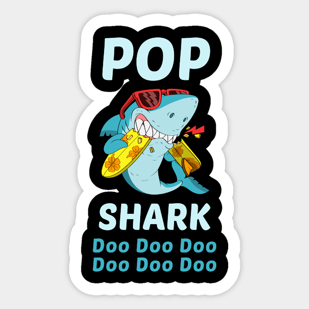 Family Shark 1 POP Sticker by blakelan128